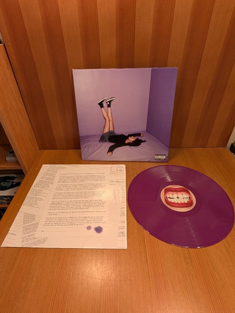 Olivia Rodrigo - Guts LP Vinyl Purple Record (2023) - Used Not Tested